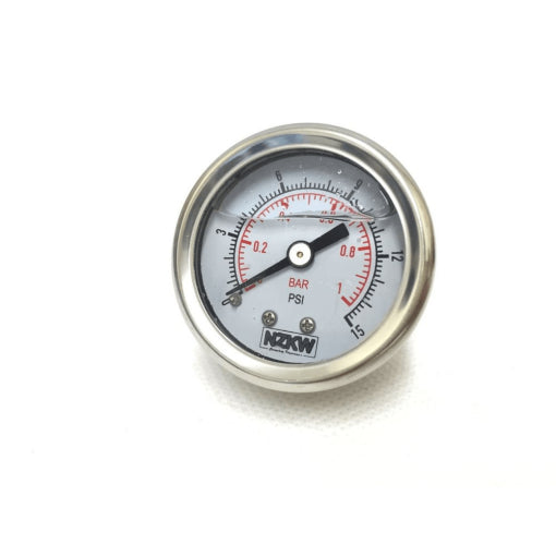 NZKW Liquid filled pressure gauge 15psi - Rear mounted-C0070317-NZKW Australia