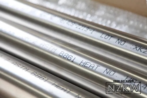 NZKW straight GR1 titanium piping ( Per Meter )-NZKW Australia